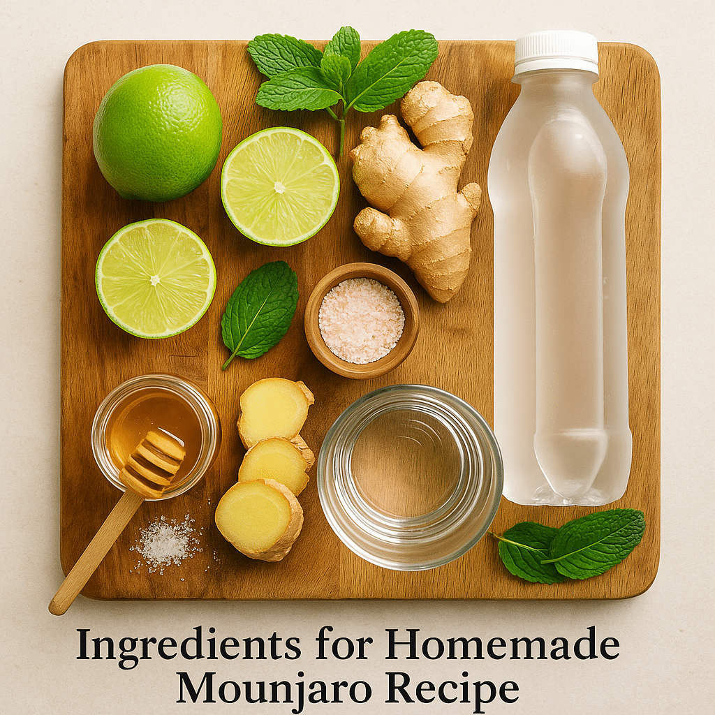 Homemade Mounjaro Recipe | Powerful Detox That Works 6 Ingredients for Homemade Mounjaro Recipe